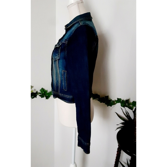 Maurices Traditional Dark Wash Denim Jacket - Picture 4 of 16